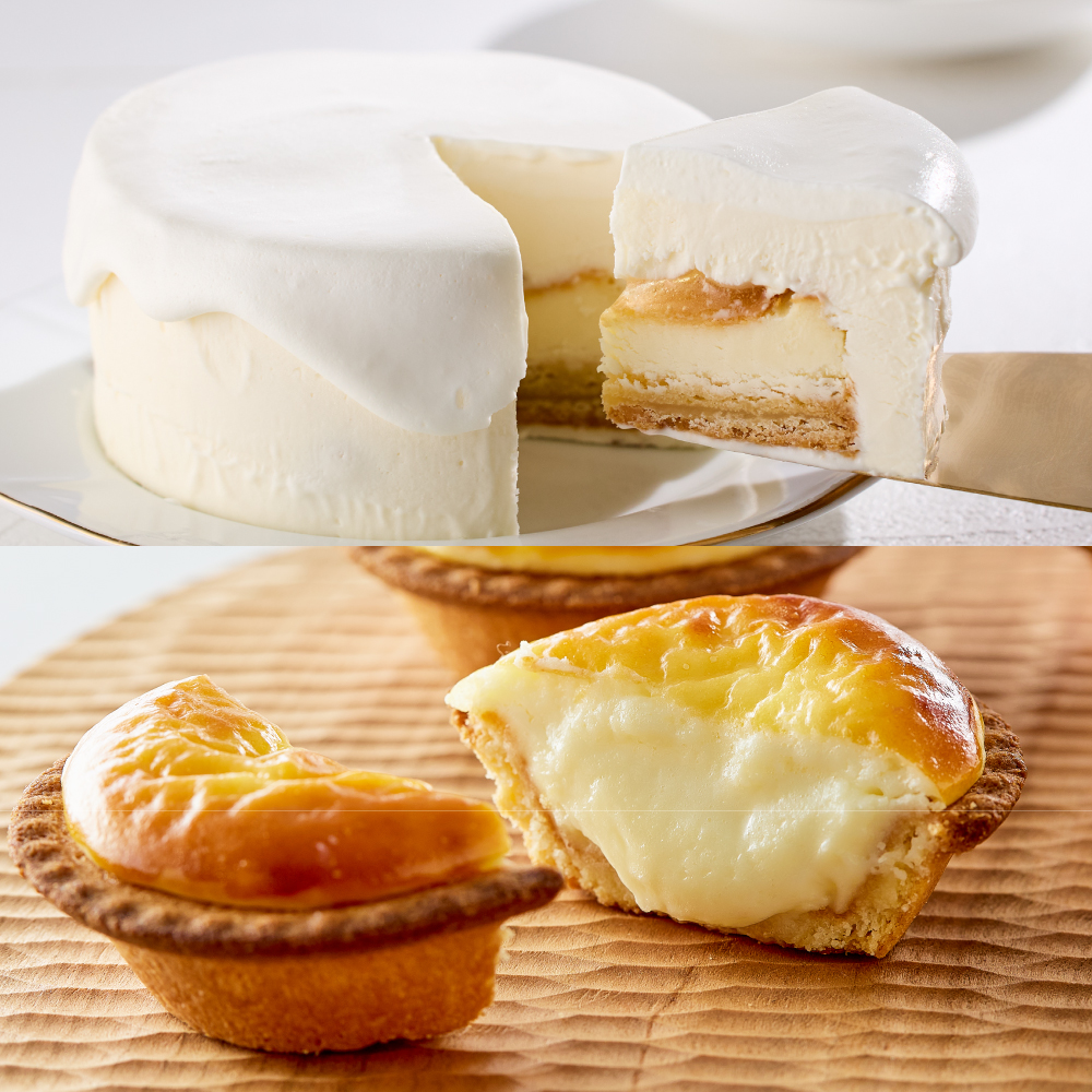 極上牛乳ソフトのクリームチーズケーキセット